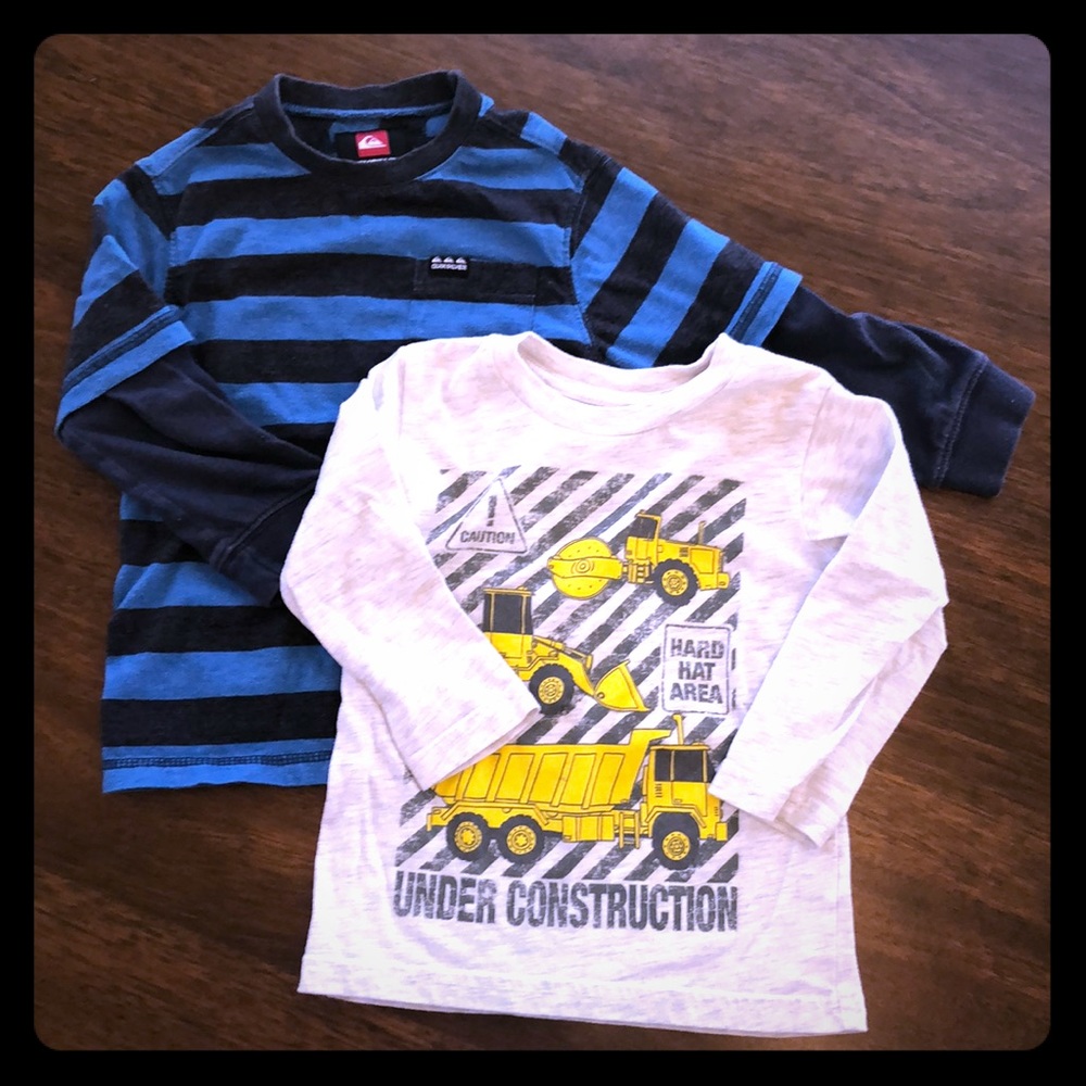 Quicksilver and Jumping Beans shirts size 2T